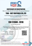 Certificate of compliance this is to certify that the  Food Safety Management system- ISO 22000:2018