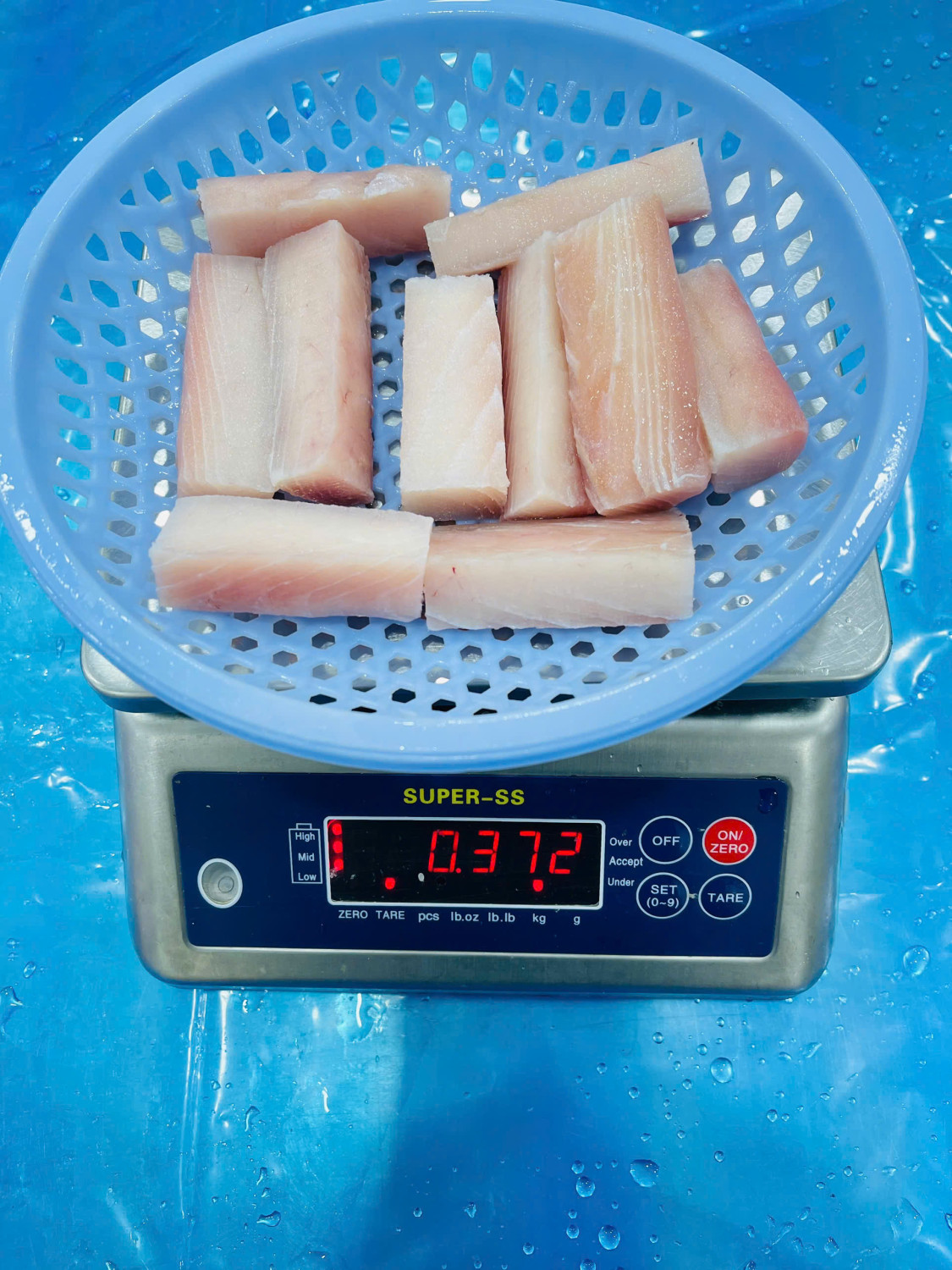 Frozen Mahi Mahi shreds Skin-on, bone less