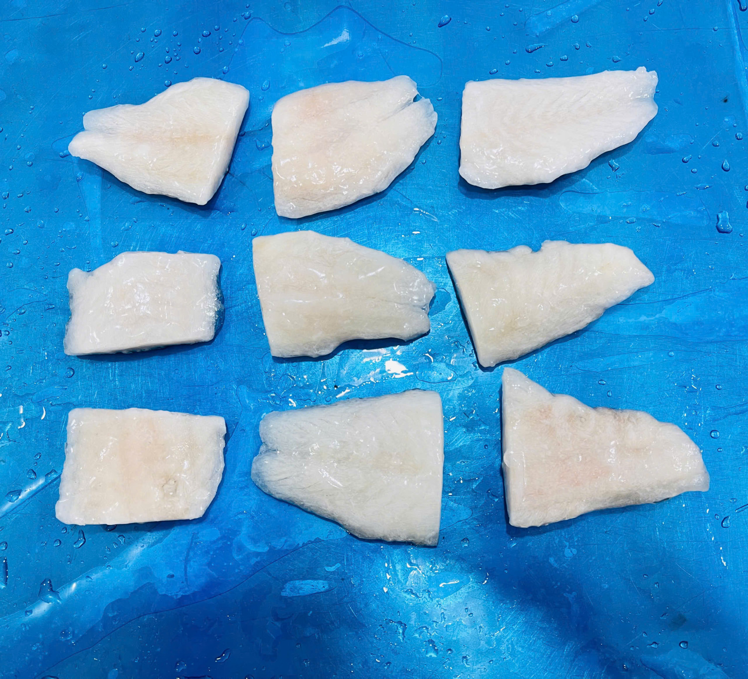 Parrotfish Cube, skin-less, boneless