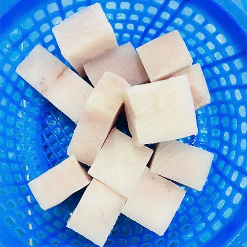 Frozen Swordfish Cube, Skinless, Boneless (Xiphias Gladius) Size: 25-50 grs/pc