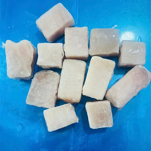 Frozen Swordfish Cube, Skinless, Boneless (Xiphias Gladius) Size: 25-50 grs/pc