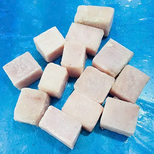 Frozen Swordfish Cube, Skinless, Boneless (Xiphias Gladius) Size: 25-50 grs/pc