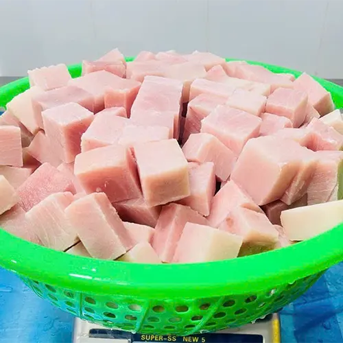 Frozen Swordfish Cube, Skinless, Boneless (Xiphias Gladius) Size: 25-50 grs/pc