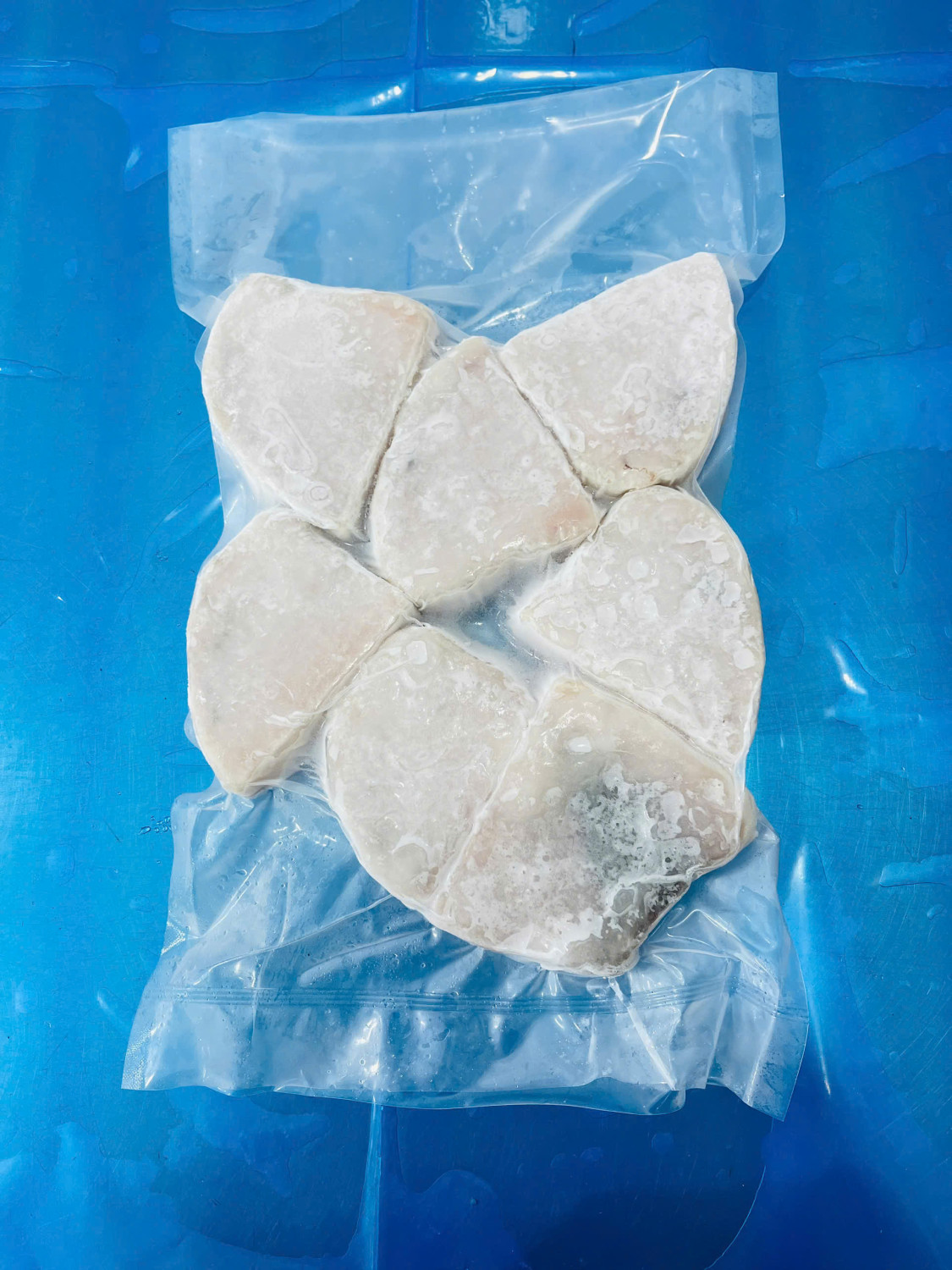 Frozen swordfish steak cut from loin Skinless,Boneless