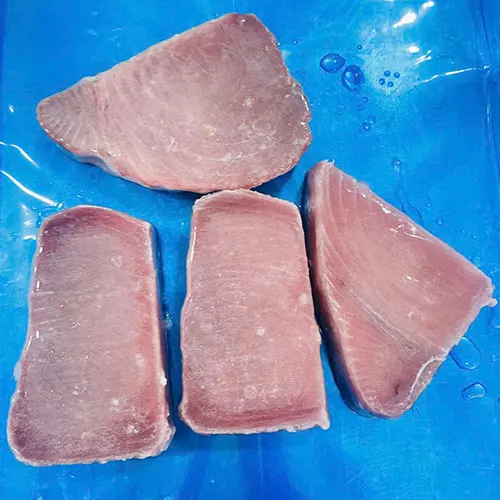 Frozen tuna steak, Skinless,Boneless (Thunnus albacares) Size 60/70 grs/pc