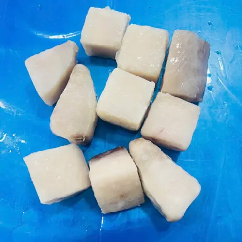 Frozen wahoo cube Skinless Boneless  (Acanthocybium solandri)