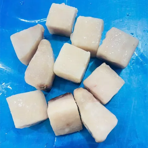 Frozen wahoo cube Skinless Boneless  (Acanthocybium solandri)